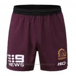 Pantalones Cortos Brisbane Broncos Rugby 2020 Marron