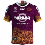 Camiseta Brisbane Broncos Rugby 2019 Indigena
