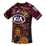 Camiseta Brisbane Broncos Rugby 2021 Indigena