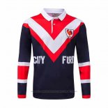 Camiseta Polo ydney Roosters Rugby ML 1976 Retro
