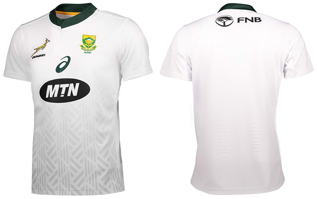 camiseta rugby Sudafrica 2019 segunda